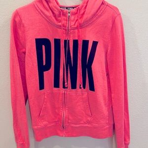 Pink zip up jacket